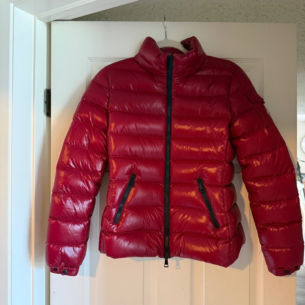 Moncler Cherry Red Puffer Jacket